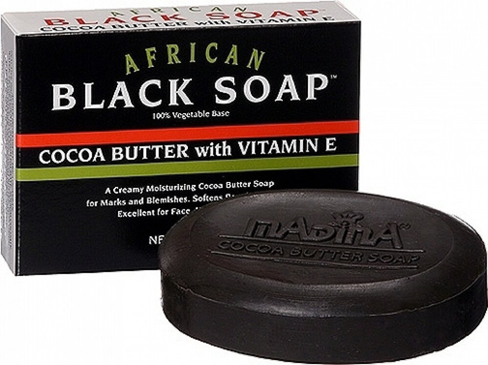 Madina COCOA BUTTER SOAP Vitamin E Glycerin/Aloe for Blemish/Face/Body 3.5oz