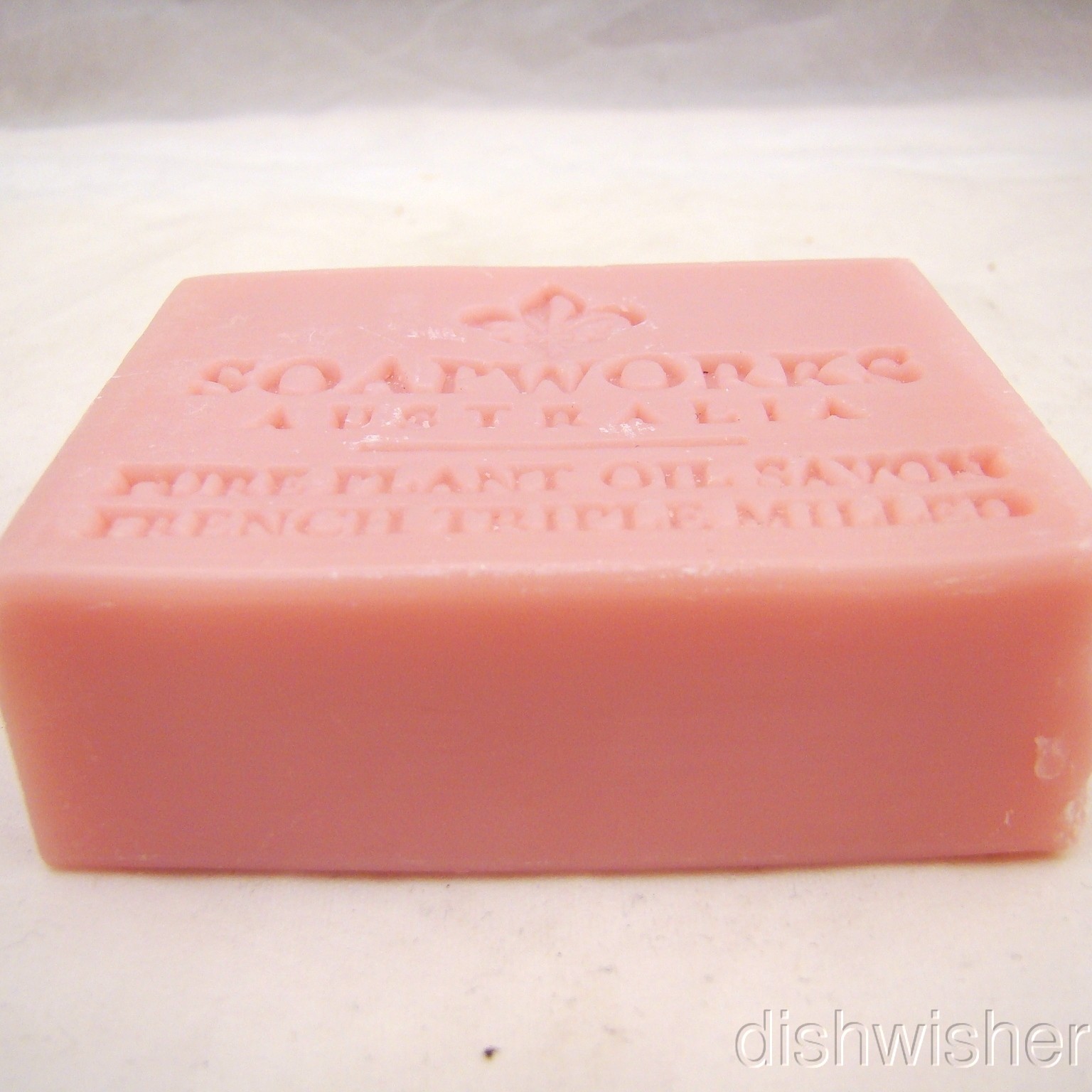 Soapworks Australia Pink Pure Plant Oil Triple-Milled Soap Bar 100 g 3.5 oz NEW