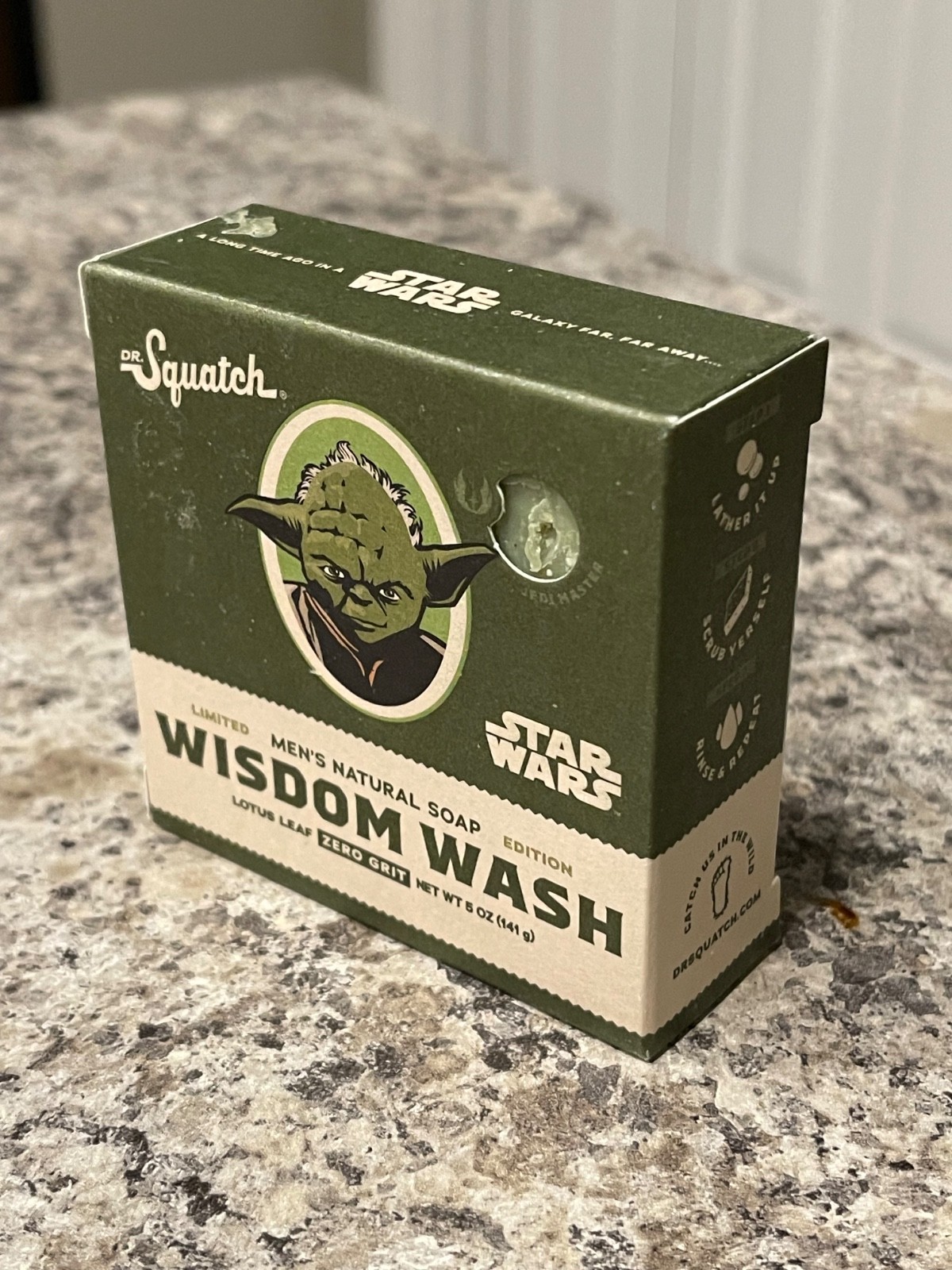 Dr. Squatch STAR WARS Wisdom Wash Limited Edition Soap Yoda 5oz