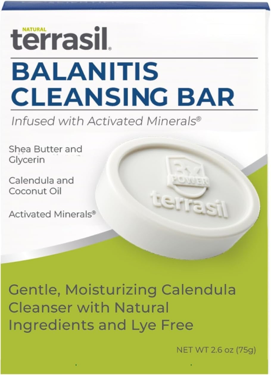 Dermatologist Tested Balanitis Soap for Men: Organic Relief Formula, 75g