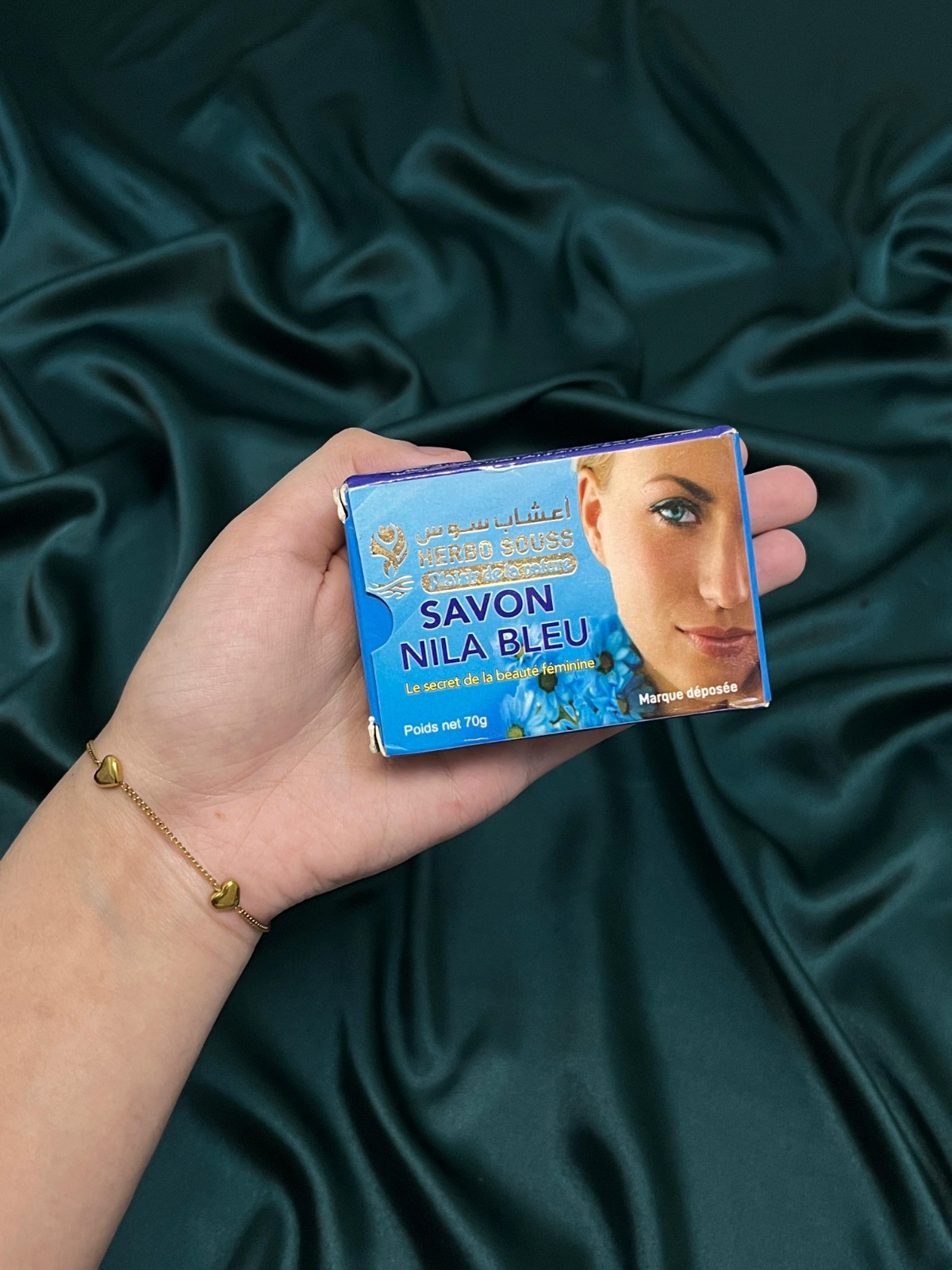 2 Pcs x Moroccan Indigo Blue Nila Soap By MLT Cosmetics