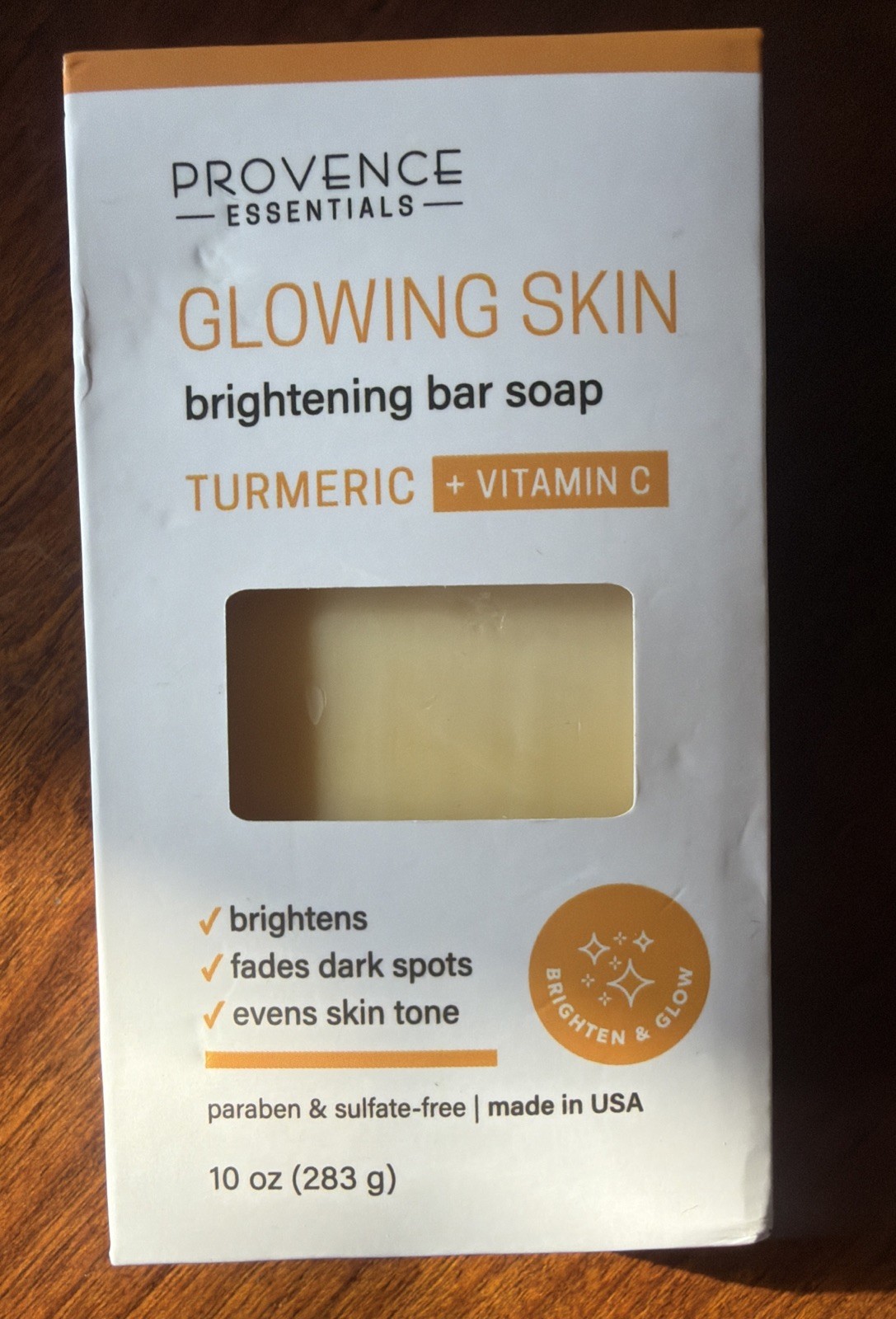 PROVENCE ESSENTIALS Glowing Skin Turmeric + Vitamin C Soap Bar (10oz) – NEW