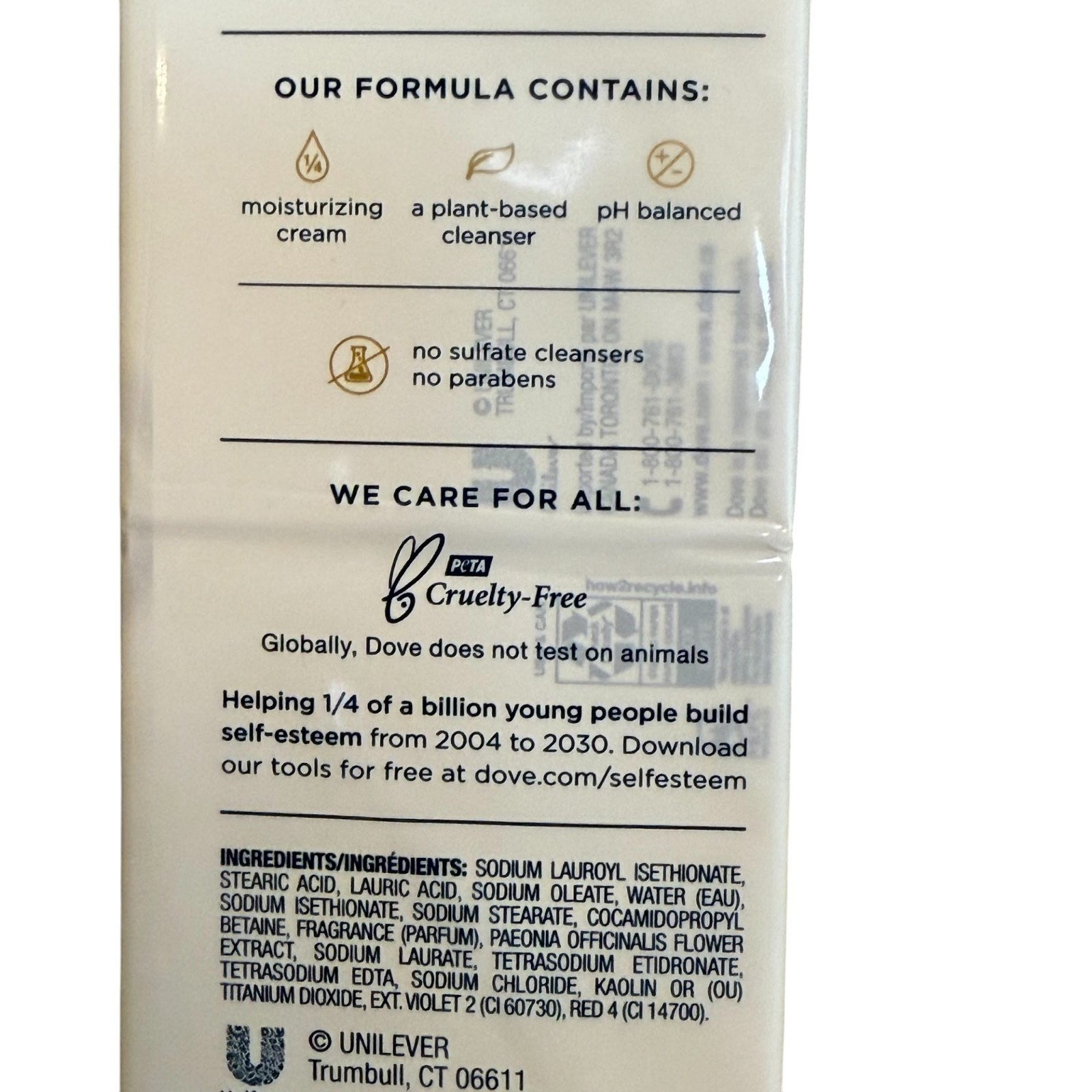 Dove Bar Sweet Cream and Peony Scent Indulging Bar Soap 3.75oz, 6 Count