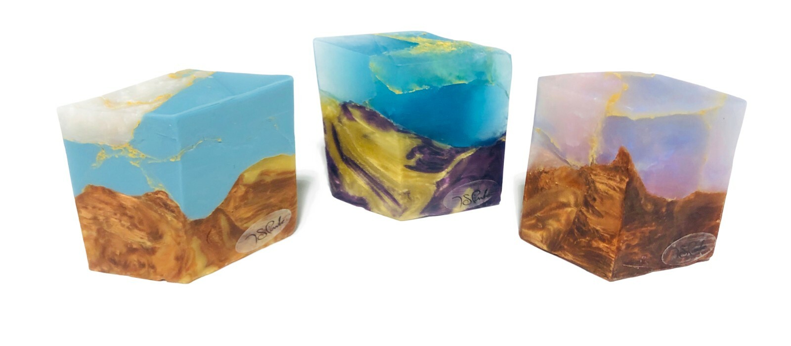 BathEscapes Landscape Earth & Sky TS Pink Soap, Botany for your Body, You Choose