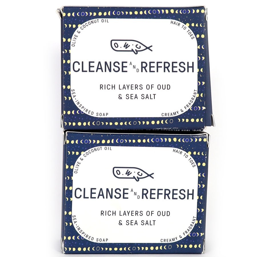 Old Whaling Co. Handmade Bar Soap, Mariners Moon, Olive & Coconut Oil, 5 oz (2)