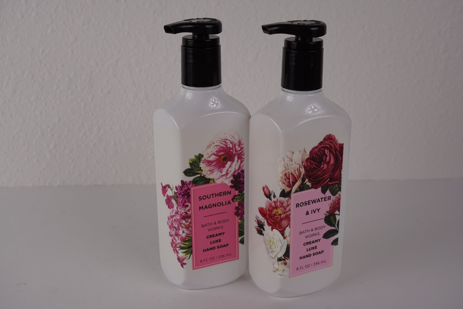 3 BATH & BODY WORKS SOTHER ROSEWATER LAVENDER COCONUT CREAMY LUXE GEL HAND SOAP