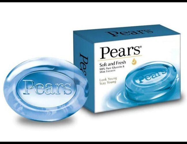 🆕️ Pears 3.53 OZ. Bar ●GLYCERIN & MINT EXTRACT● Soap Soft & Fresh 98% Pure.