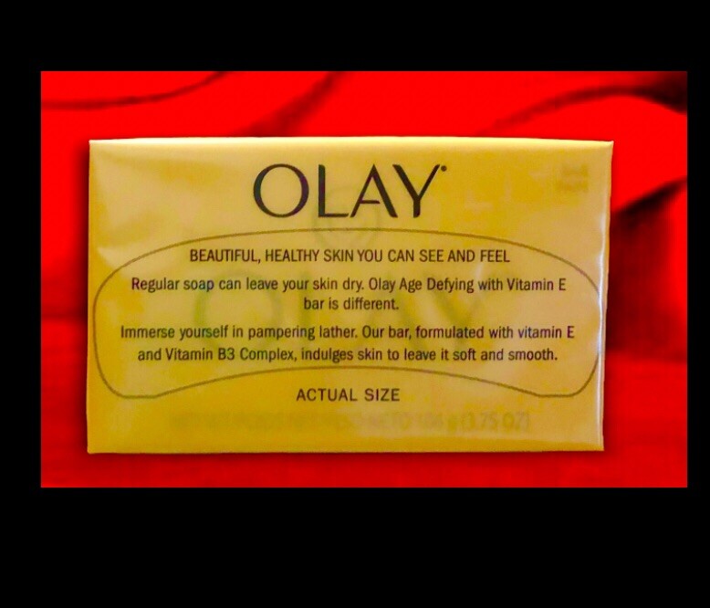 4 Bars OLAY age defying Beauty Bar Soap with vitamin E & B3 Complex