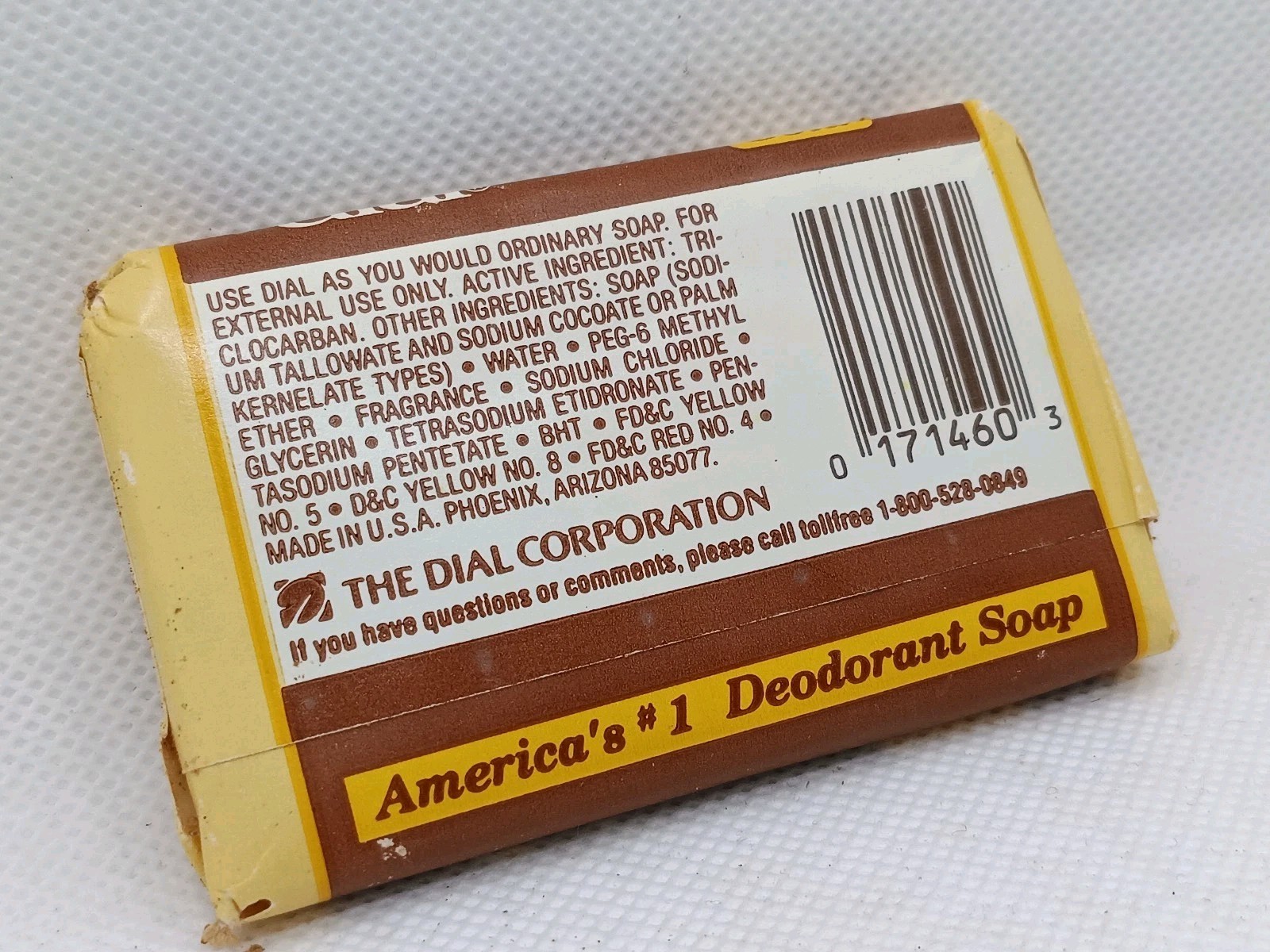 1 count Dial Gold Bath Size Bar Soap Gold 1.25 oz Sealed