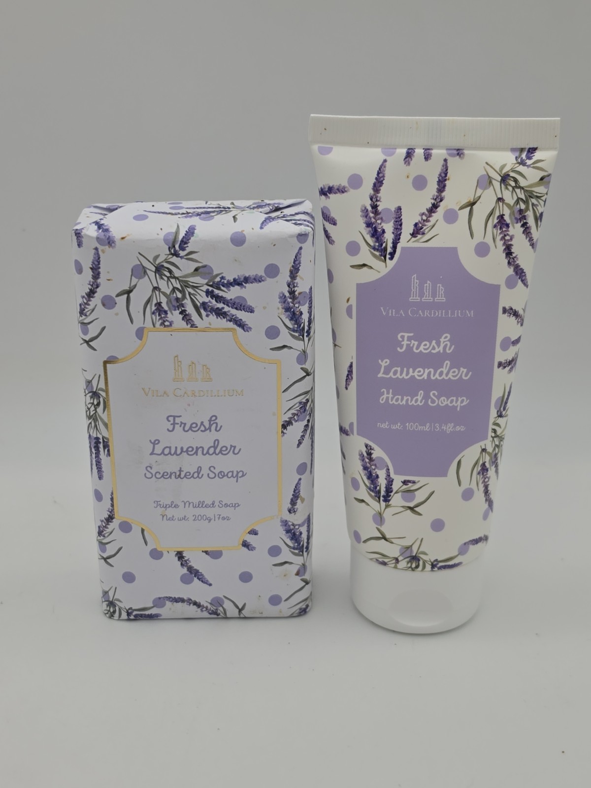 VILA CARDILLIUM Fresh Lavender Scented Soap Triple Milled Soap & Hand Soap