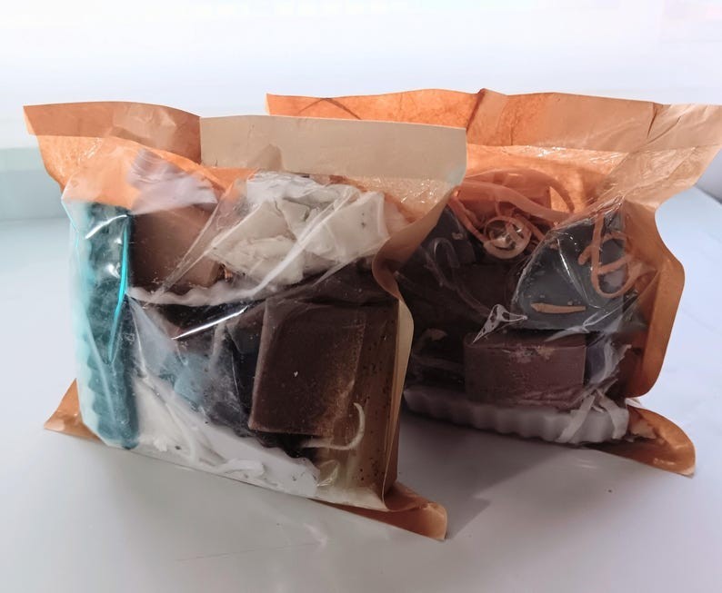 Soap Scraps Bag | Zero Waste Sampler | Scrap Bag Refills | Soap Saver Bags