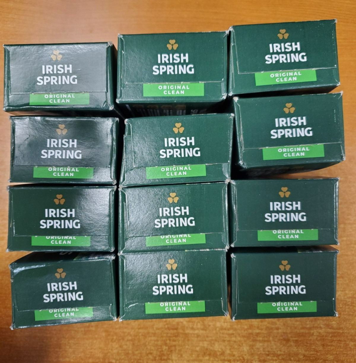 12 Bars: Irish Spring Deodorant Soap *Original Clean* 3.7 oz. ea. Bar – 8E