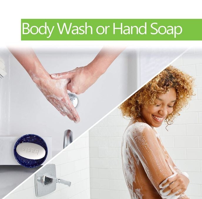 Basis Soap Sensitive Skina Bar Cleans+Soothes 6 Pcs Aloe And Chamomile Body Hand