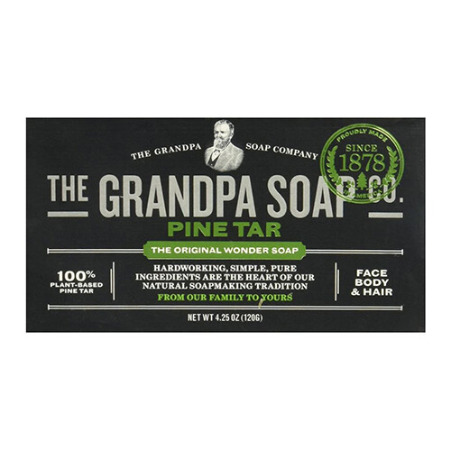 Pine Tar Soap Bath Size 4.25 Oz By Grandpa’s Brands Company
