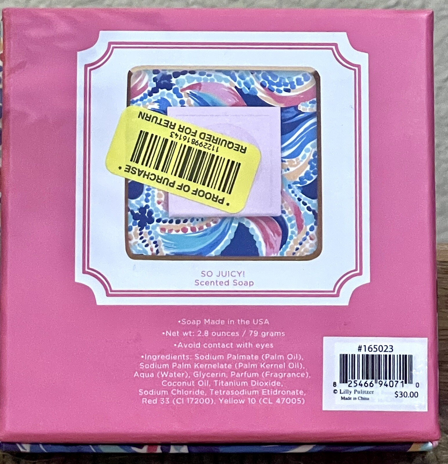 LILLY PULITZER “Ocean Jewels” Soap and Tray Set – New in Box