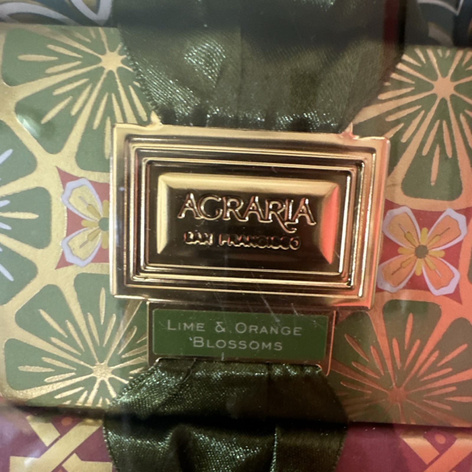 AGRARIA Assorted Body Bar Soap Set Mediterranean Jasmine, Lime & Orange Blossoms