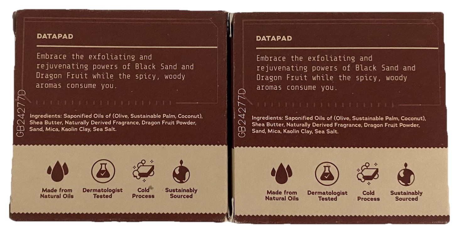 Dr. Squatch Ruthless Rinse Darth Maul Star Wars Mens 5oz Bar Soap Heavy Grit 2pk