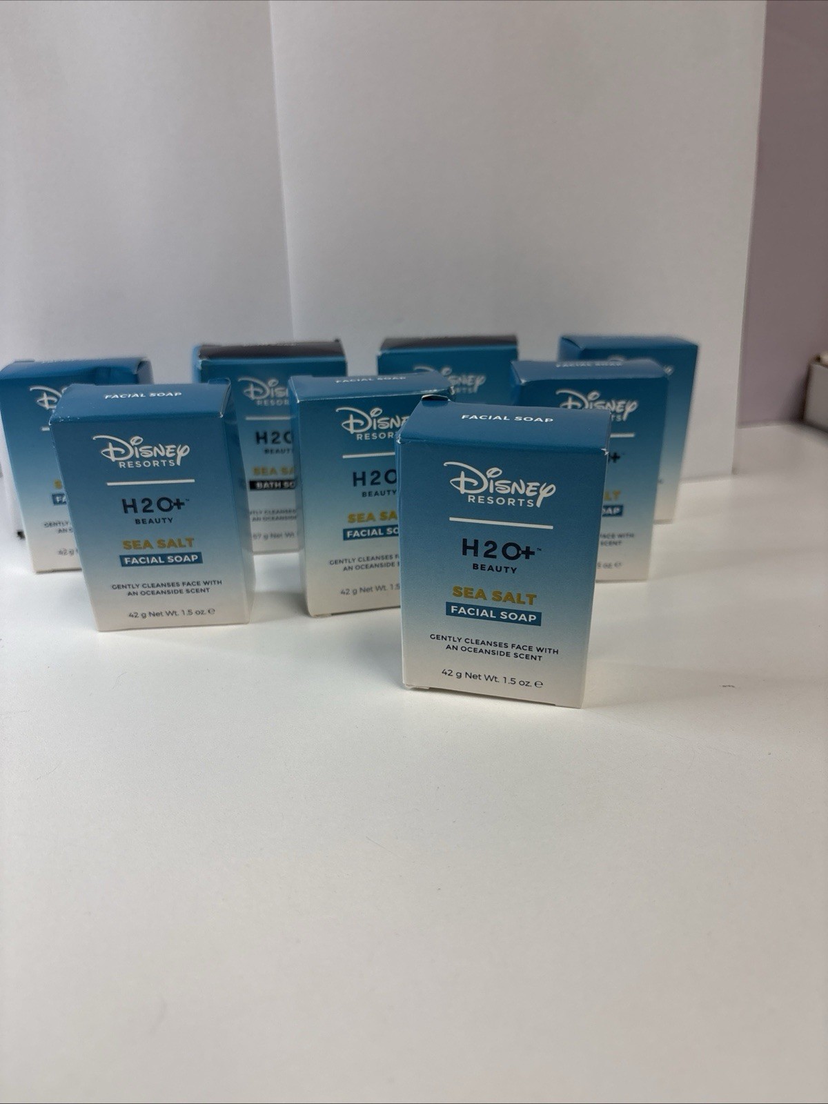 8 Disney Resorts H2O+ Beauty Sea Salt Bath Soap (2) & Facial Soap (6) ~ NEW