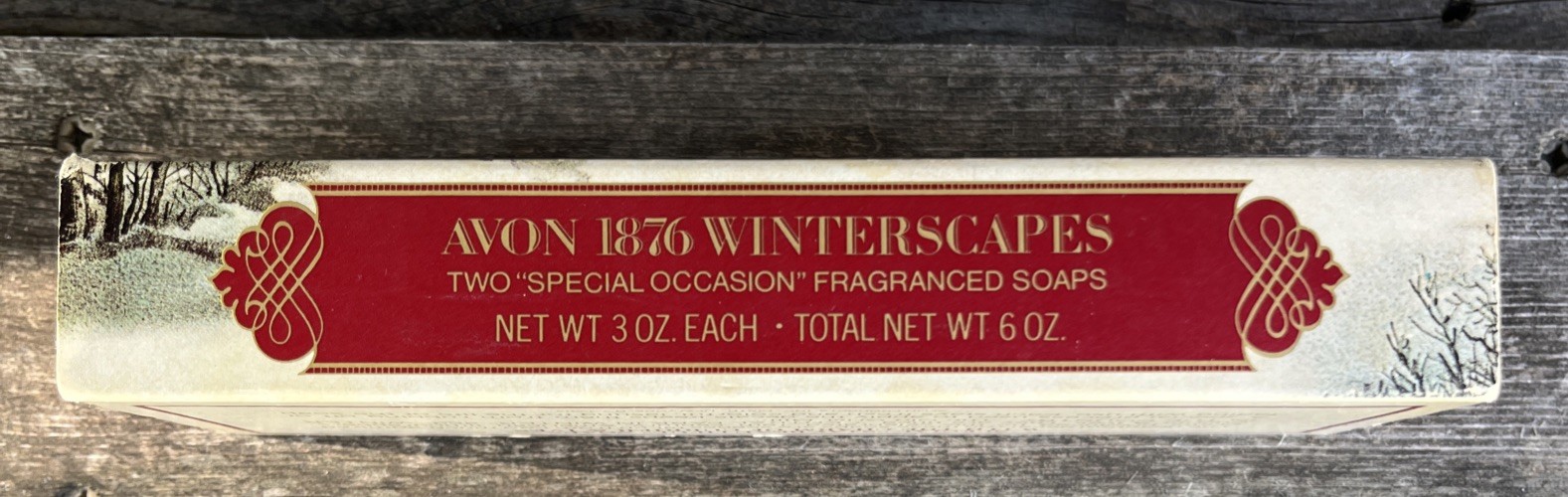 Vintage Avon Special Occasion Fragrance Soaps 1876 Winterscapes Scenes 3oz Each