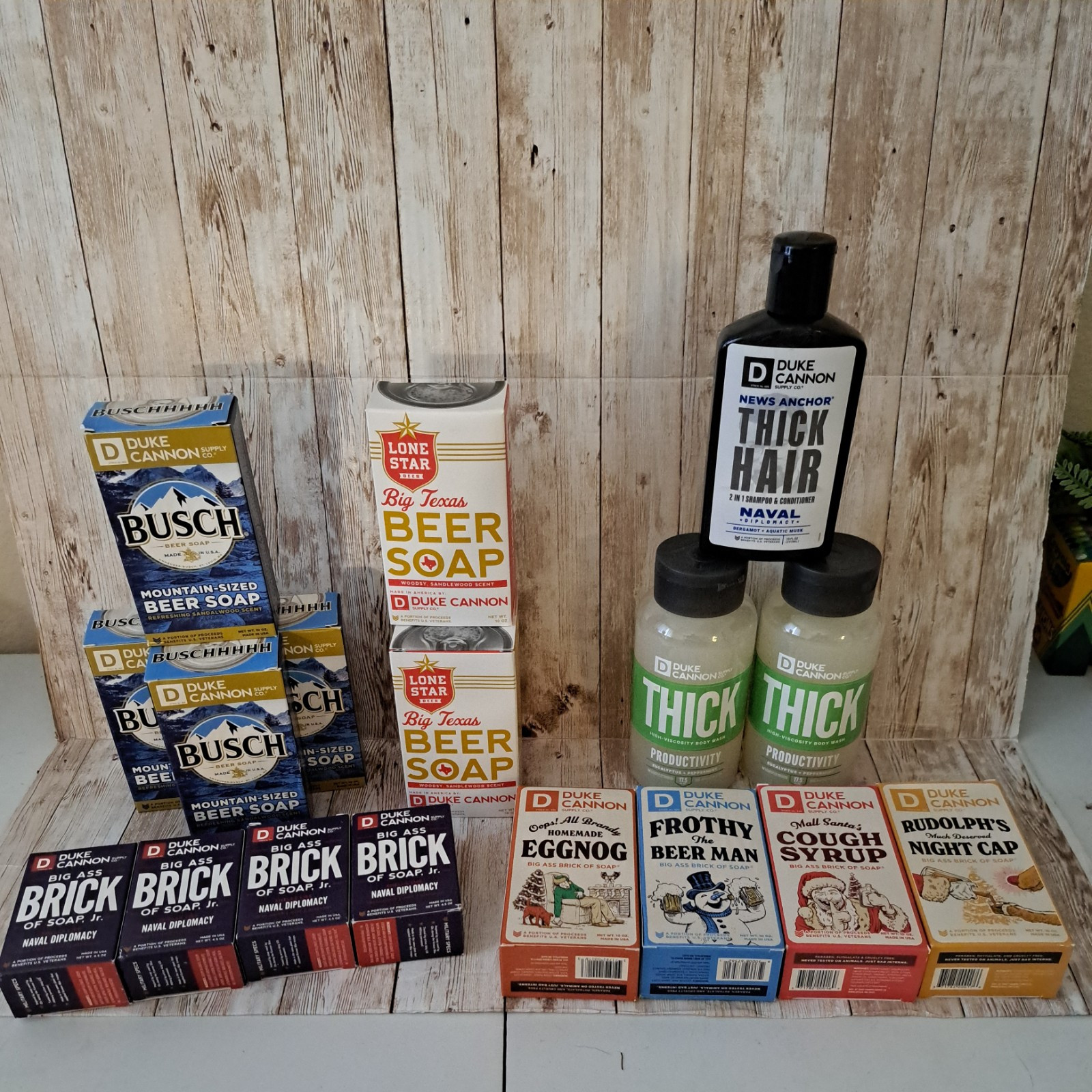 NEW Duke Cannon Supply Co. Men’s Soap, Bodywash, and Shampoo Lot