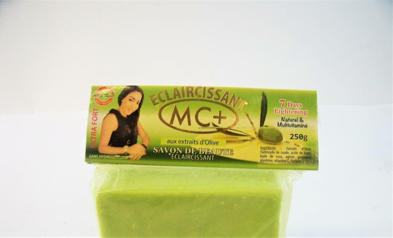 MC+ Brightening Beauty Soap Bar w/ Olive Extract 7-Days Lightening Natural 250g