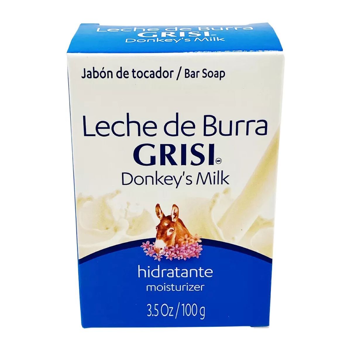 Grisi Donkey’s Milk / Leche de Burra Soap. Moisturizer & Skin Softener. 3.5 oz