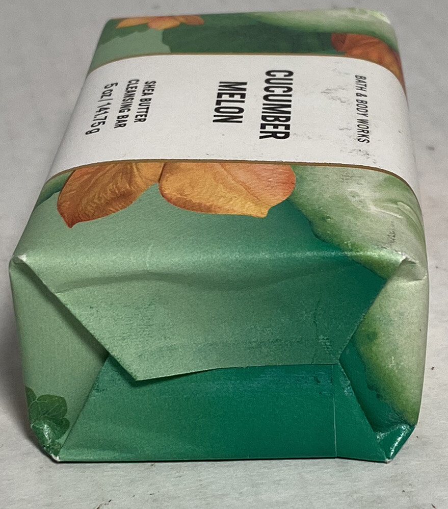 Bath and Body Works Cucumber Melon Cleansing Bar Shea Butter 5 Oz Nourishing