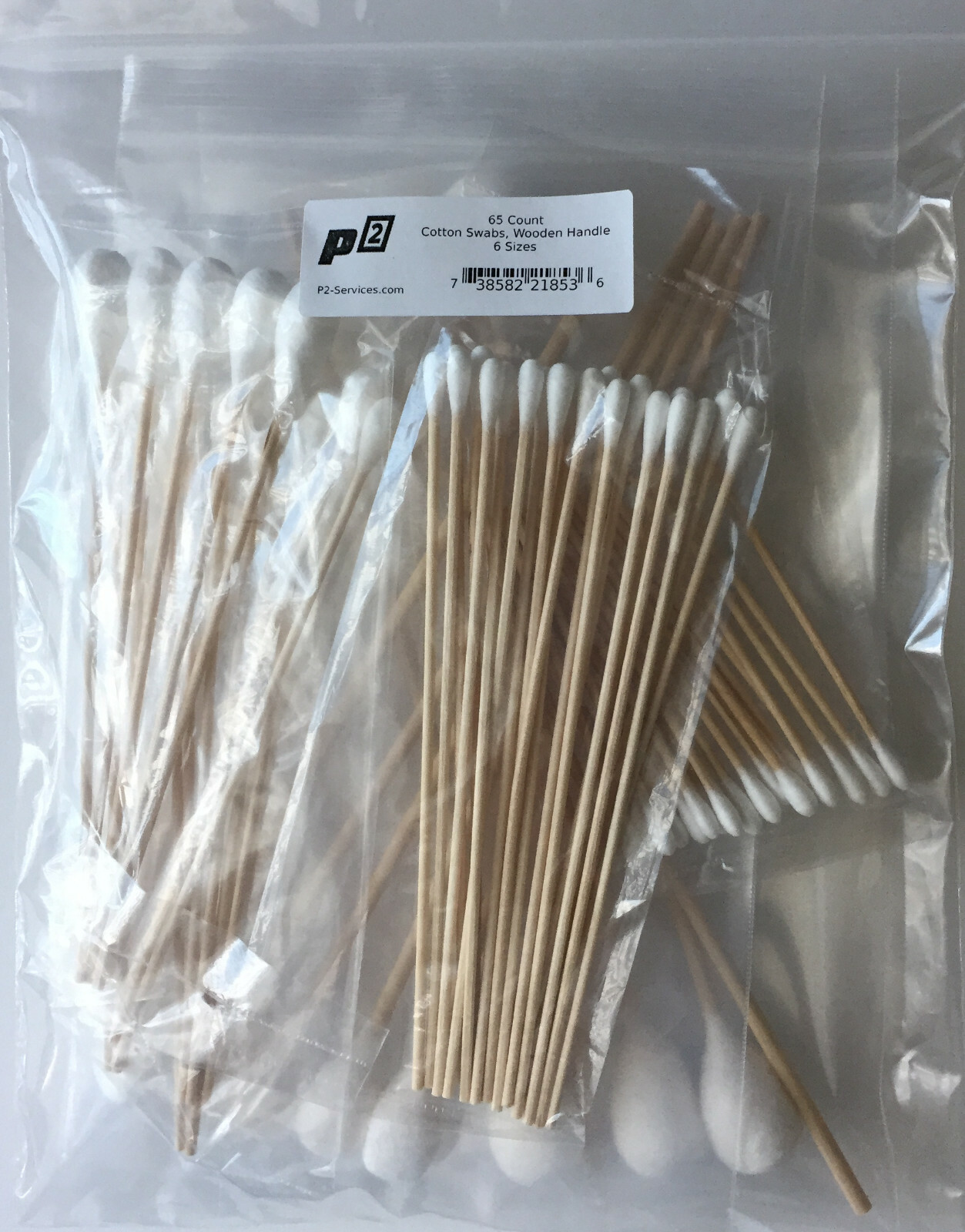 Wooden Cotton Swabs With 6″ & 8″ Sticks Six Sizes For Gun Cleaning and more