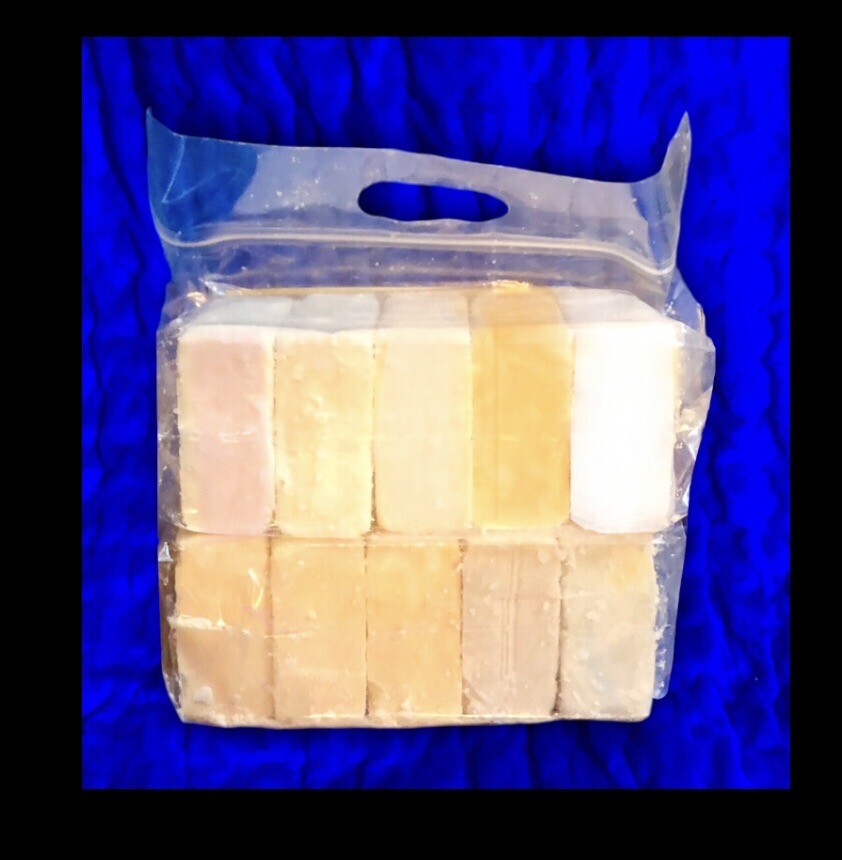 *Amish Farm Worlds Best Quality Bar Soap (Pack of 5) each Bar Is 3”x3”x1.25”