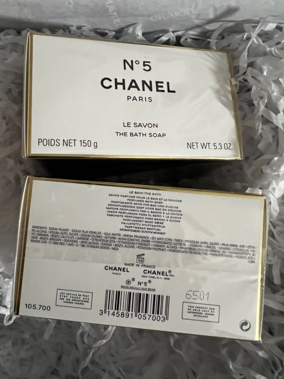 N°5 No5/ Coco Mademoiselle Chanel Soap Perfume Scented- Chanel Paris Soap