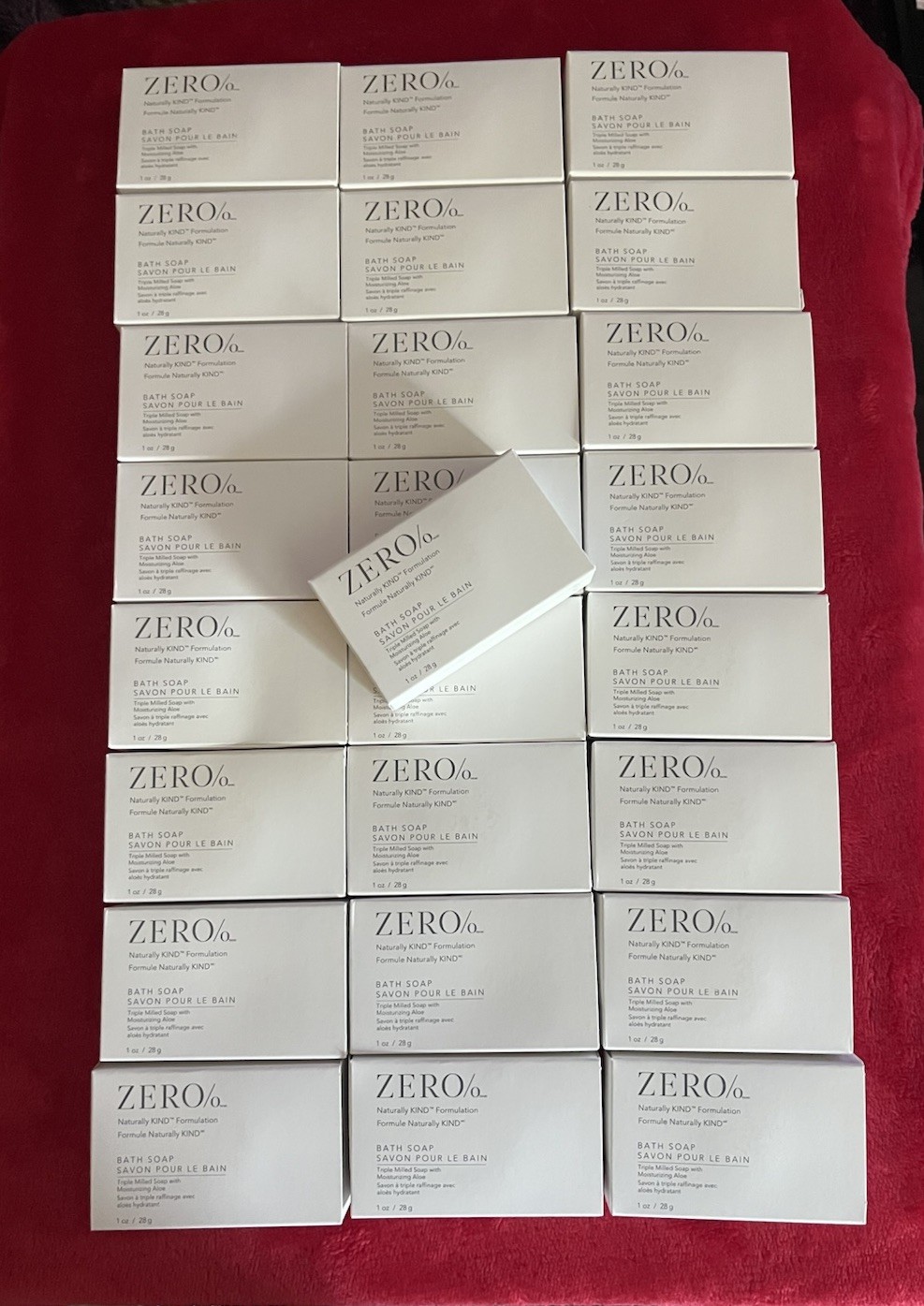 ❤️25X Gilchrist & Soames Zero Percent Triple Milled Aloe Bath Bar Soap 1 oz ❤️