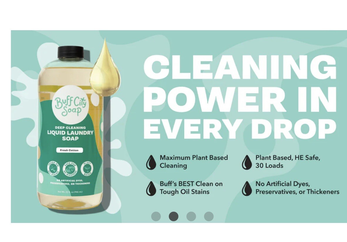 Buff City Soaps. New Liquid Laundry Soap. Friday Night Lights Add Magnolia
