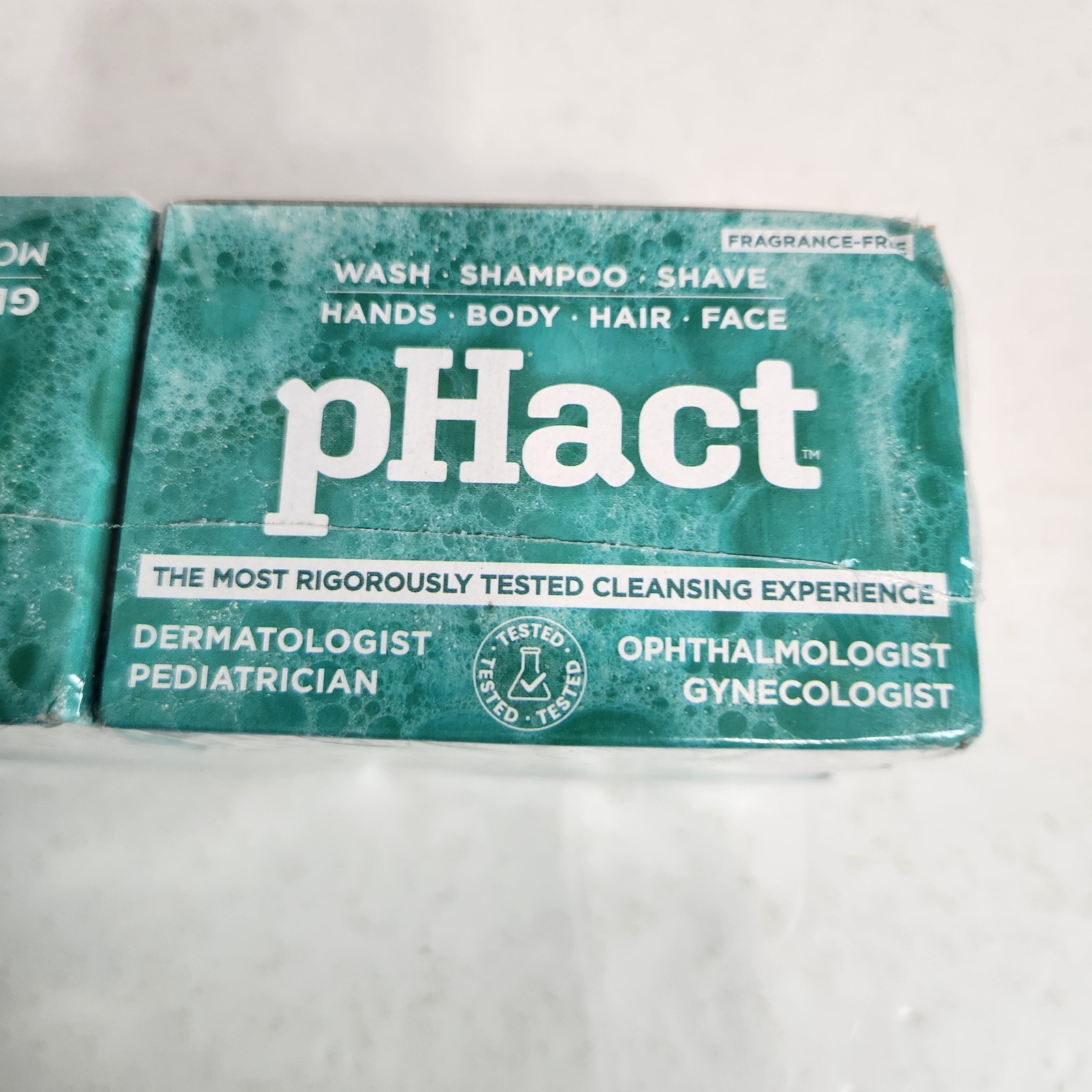 pHact Soap Free Moisturizing Cleansing Bar Set Of 6 Andrew Lessman 4.25 oz ea