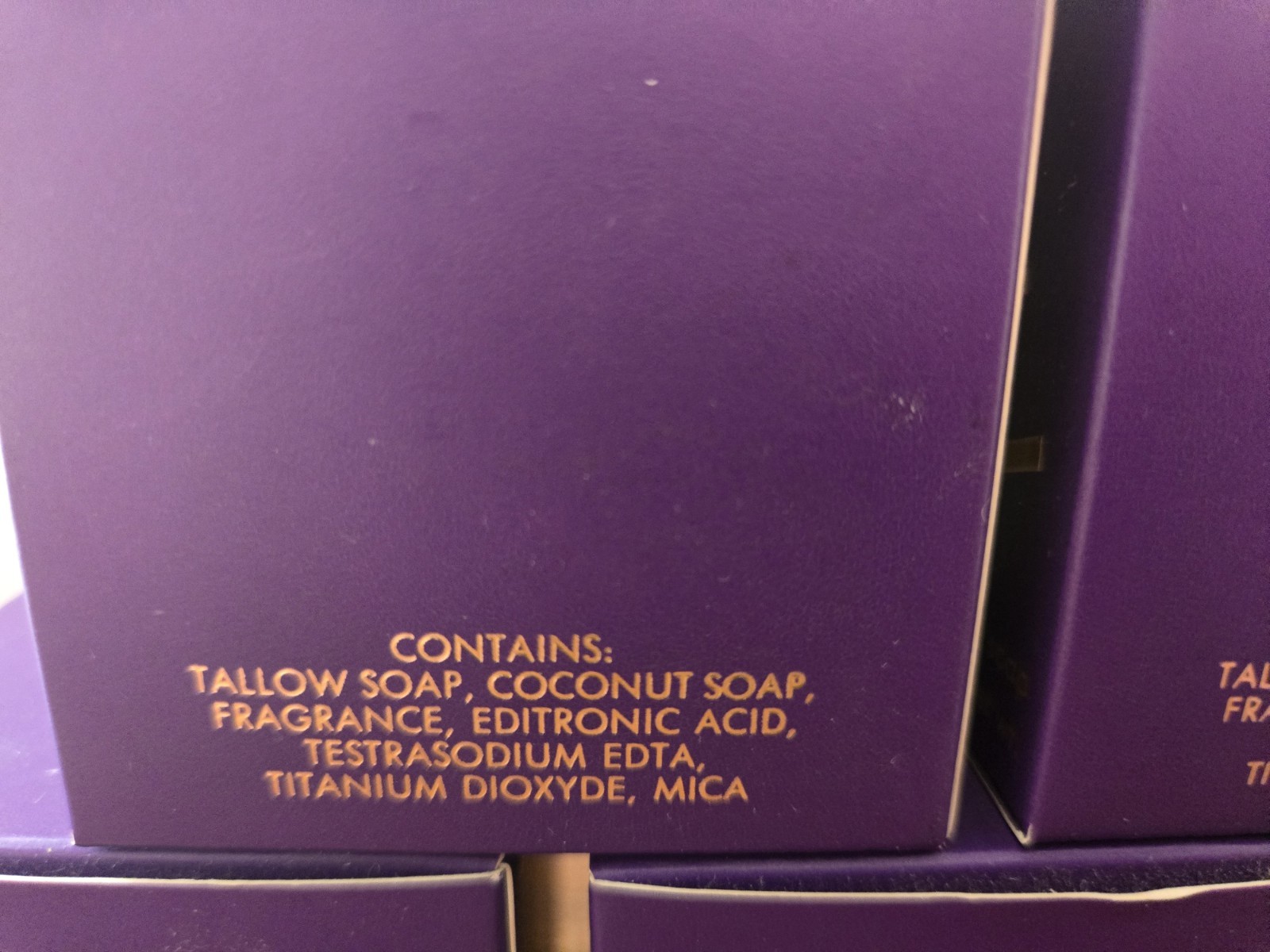 2 Ve By Versace Small Soaps Purple Made In Italy Vintage 5.2 oz