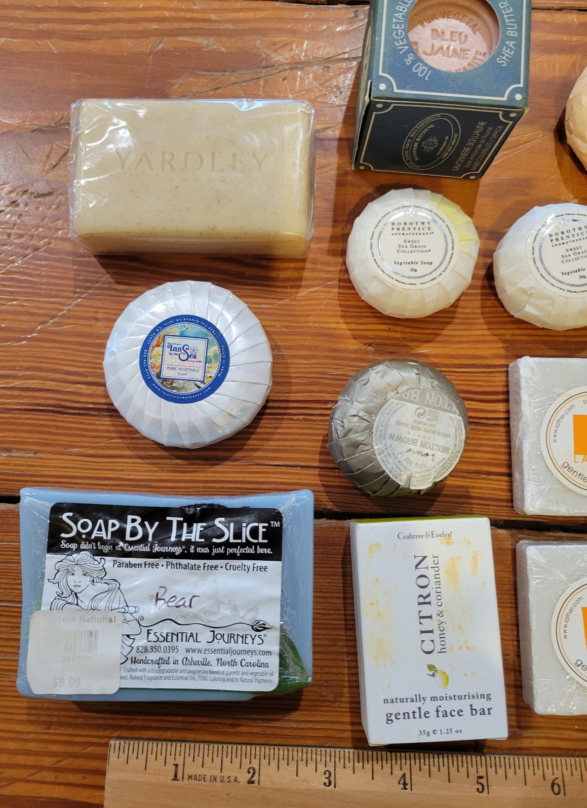 Lot of 18 Soap Bar Bath Face Yardley Asira Crabtree & Evelyn Lather Neutrogena