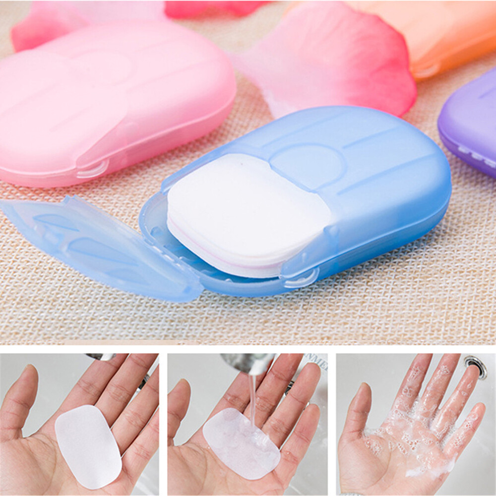 Free scented refill w/ 8 Pks (160 sheets) Portable scented/unscented Paper Soap