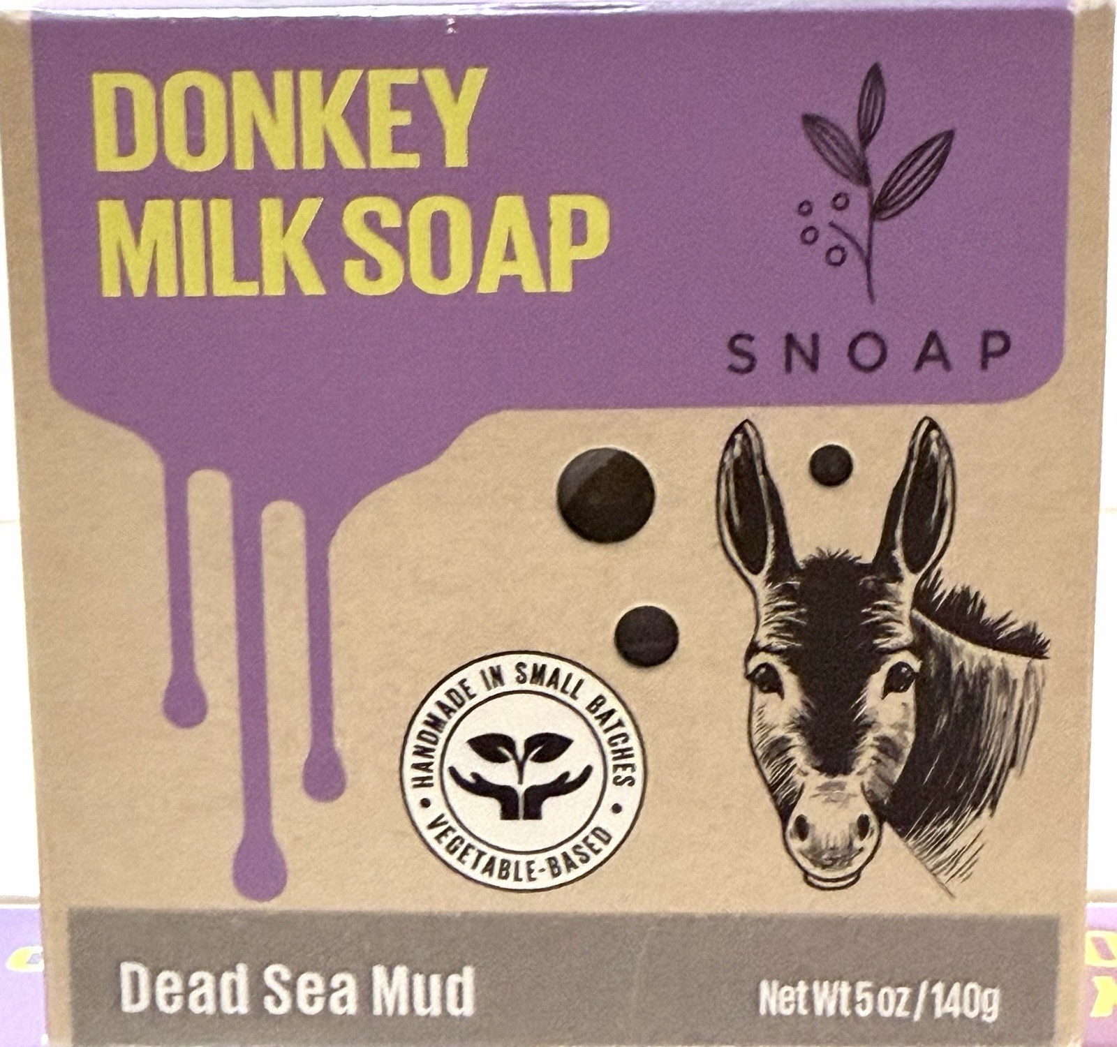3 Pack Donkey Milk Soap Bar – Dead Sea Mud Handmade Natural & Organic Face/Body
