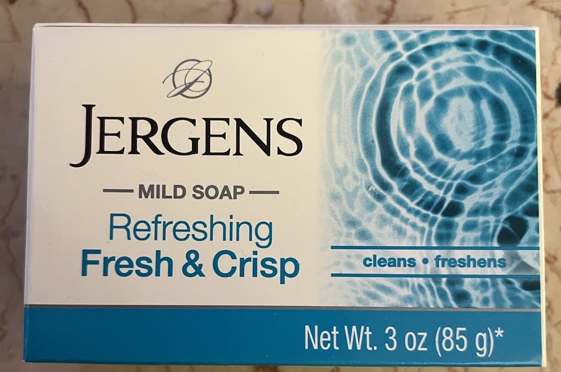Lot of 12 Jergens Mild Soap Refreshing Fresh & Crisp Bar Soap 3oz NEW