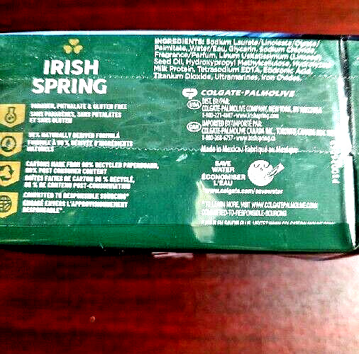 Irish Spring Moisture Blast Body Soap 3.7oz 6 pk 12Hr Fresh Deodorant Protection