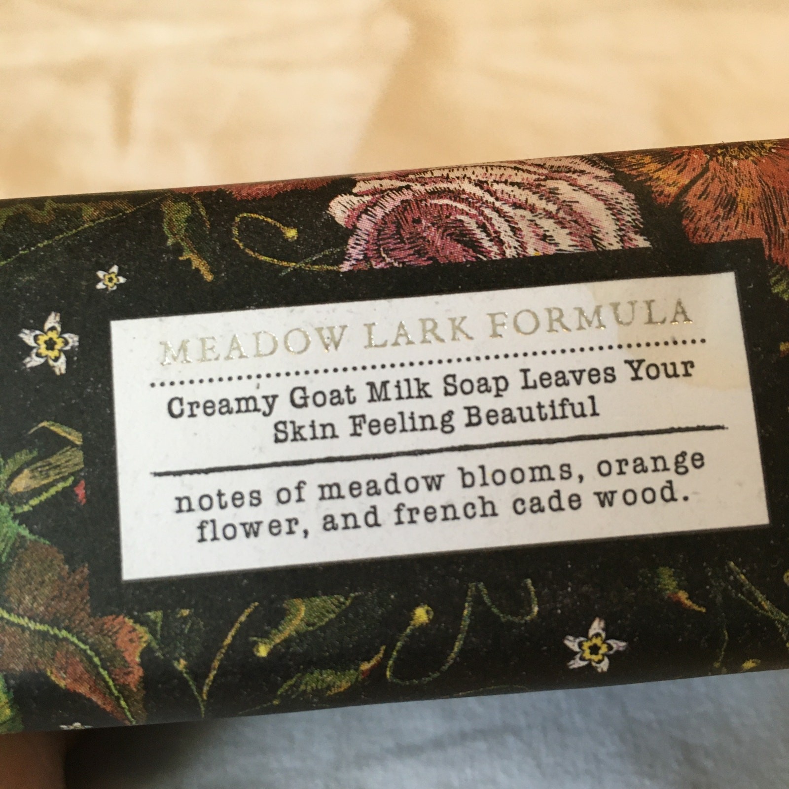 Beekman 1802 Meadow Lark 9 oz Goat Milk Soap Made in the USA NEW ORGANIC