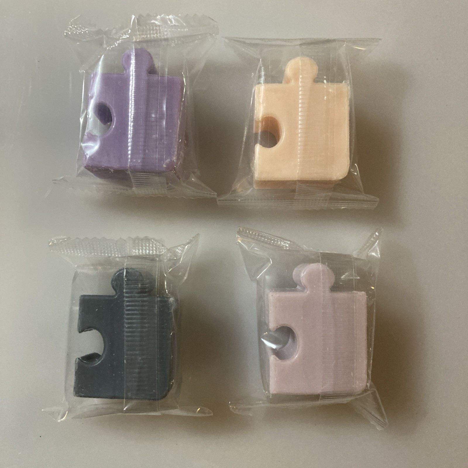4 Fresh Food For Skin Missing Puzzle Soaps. All Different. exp. 2023.