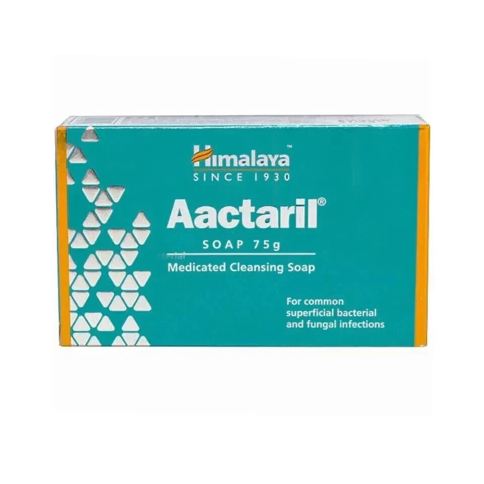 Himalaya Herbals Aactaril Soap – Pack of 3 x 75g | Medicated Cleansing Soap |