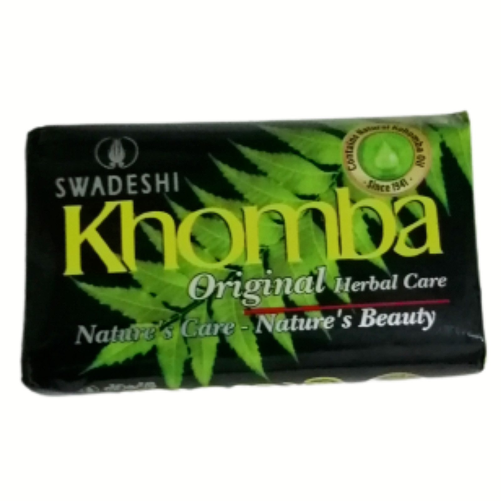 Swadeshi Neem(Khomba) Soap 100% Natural Beauty Herbal Ayurvedic SkinCare 90g NEW