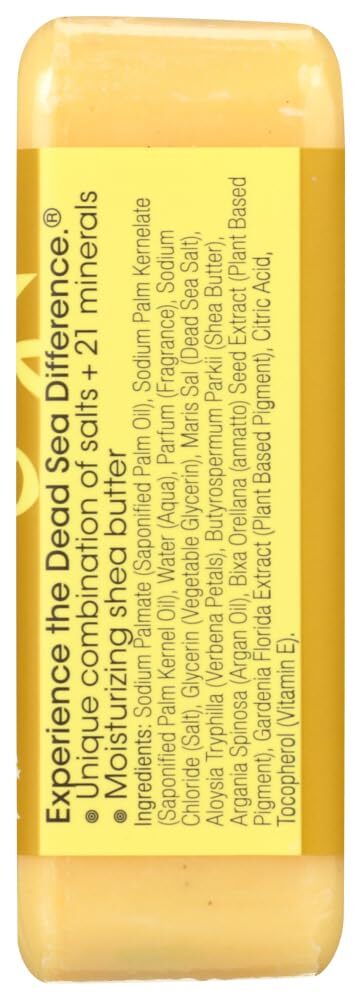 Dead Sea Minerals Natural Soap with Argan Oil and Shea Butter Pack of 6
