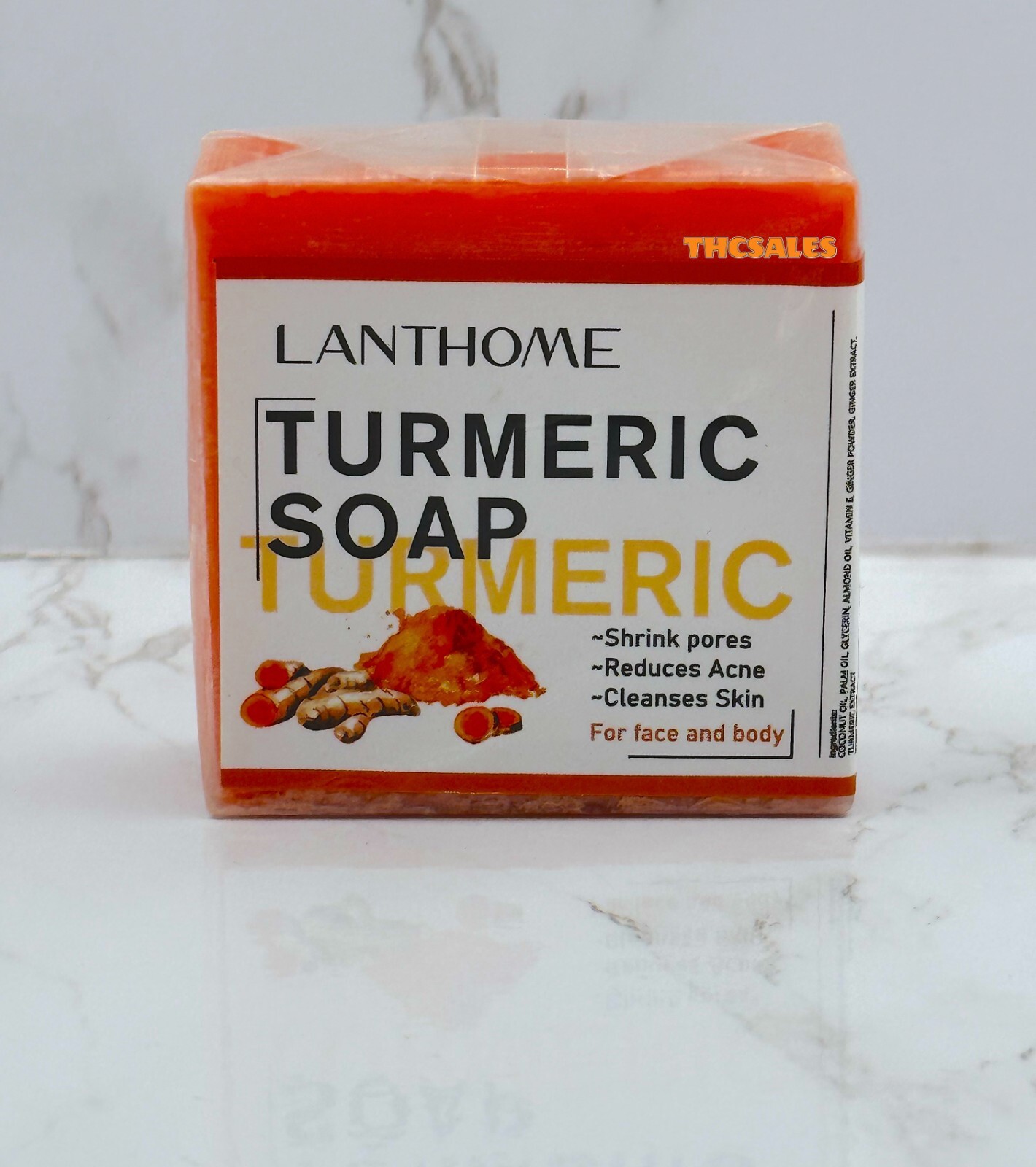 Turmeric Face Serum Soap Whitening Acne Blemish Corrector Dark Spots Clean Face