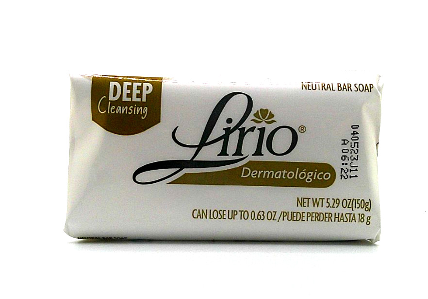 Lirio Neutral Dermatological Skin-Care Soap Bar – 5.3 oz