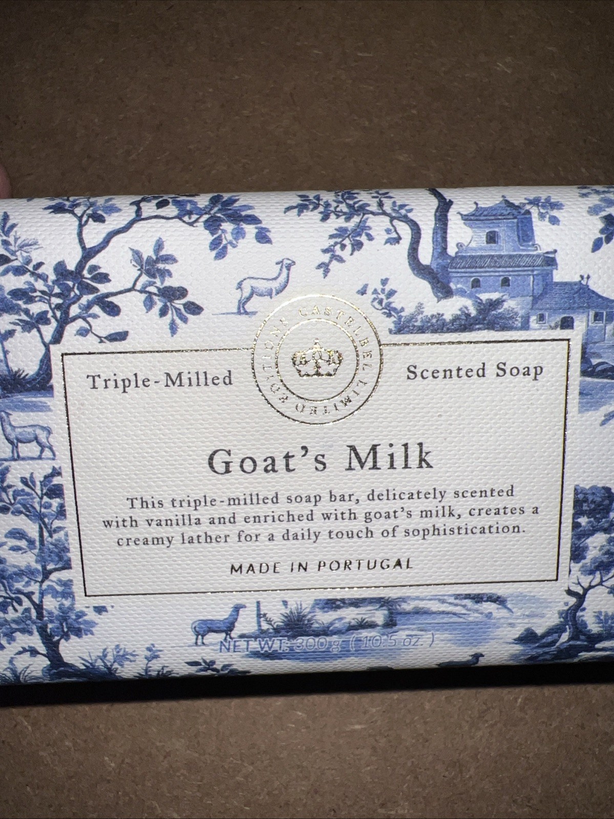 Castelbel Luxury Bath Bar Soap Goat’s Milk Scented 10.5oz triple milled