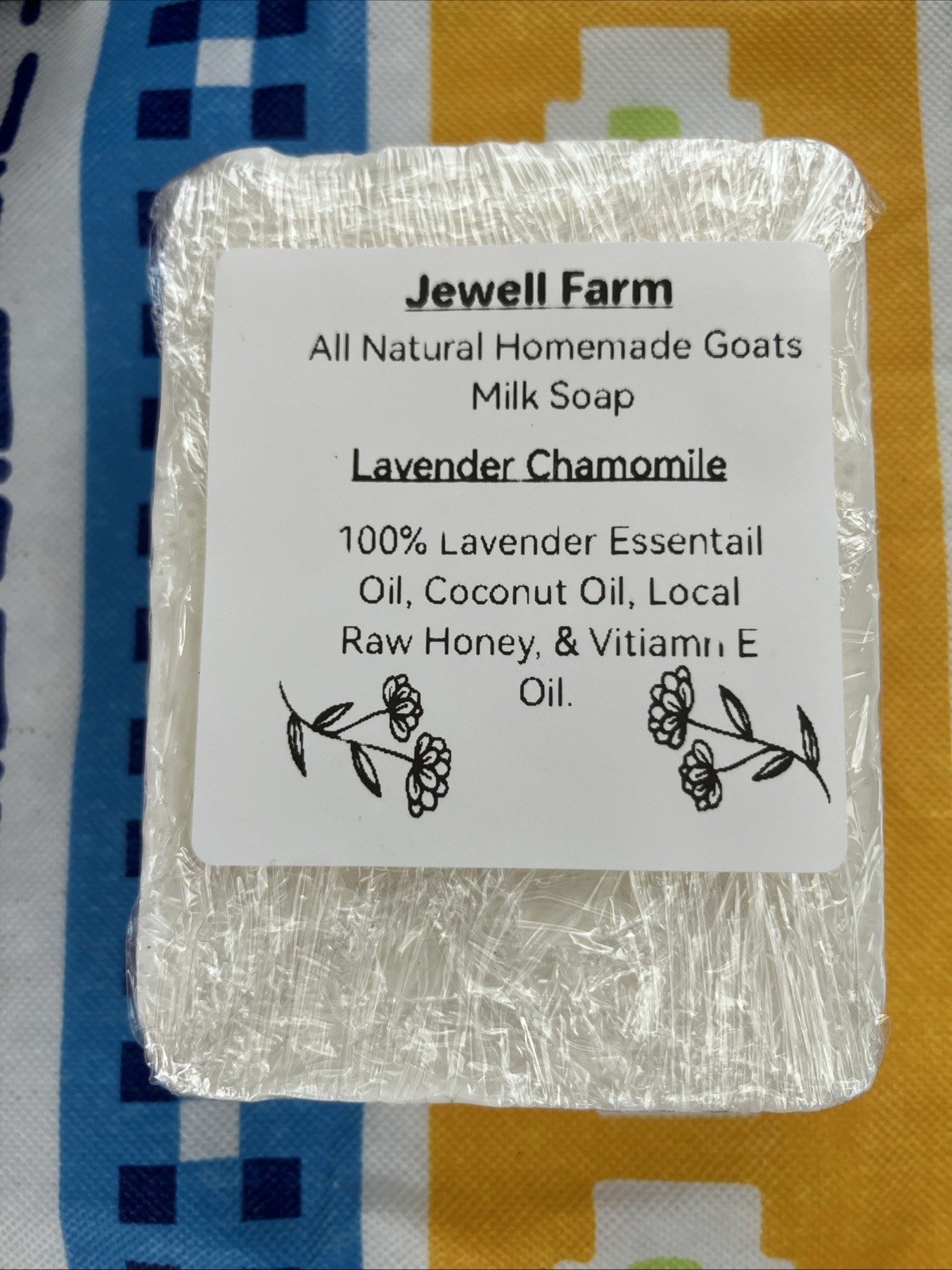 Homemade All Natural Goats Milk Soap Bars for Sensitive Skin 4 Oz