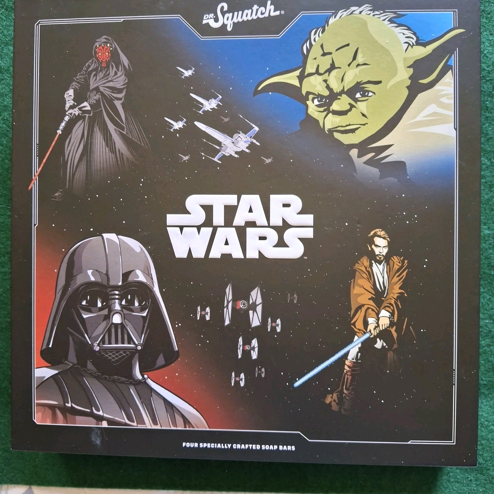 Star Wars Dr Squatch Limited Edition Natural Soap 4-Bar Set