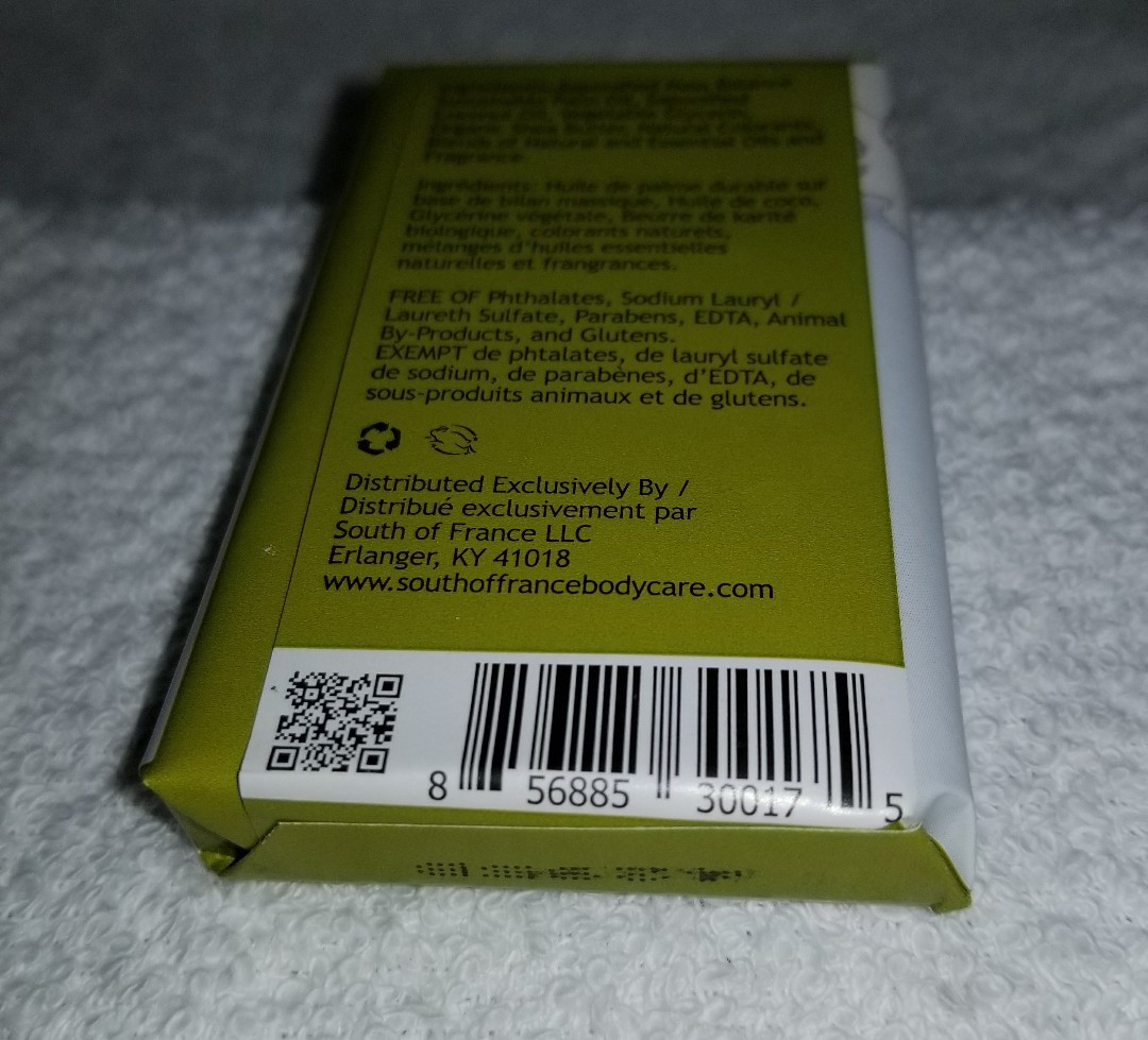 South of France HERBES DE PROVENCE French Milled Bar Soap Organic 1.5 oz New